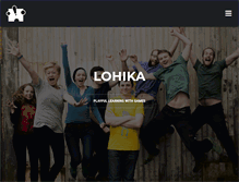Tablet Screenshot of lohika-games.com